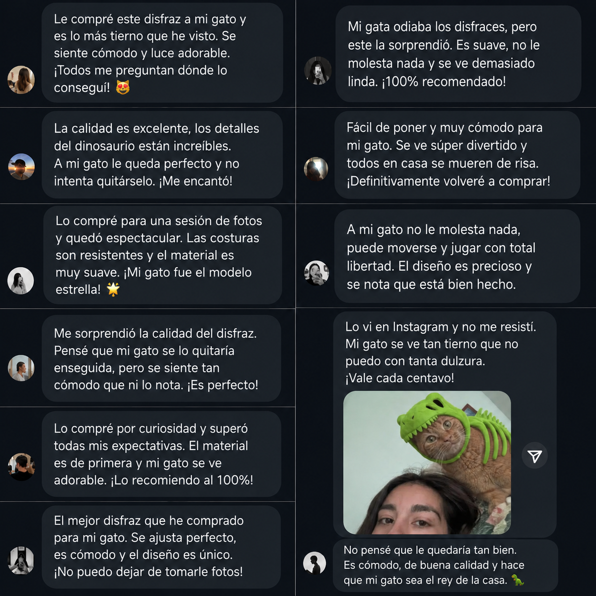 Disfraz Dinosaurio Para Gatos